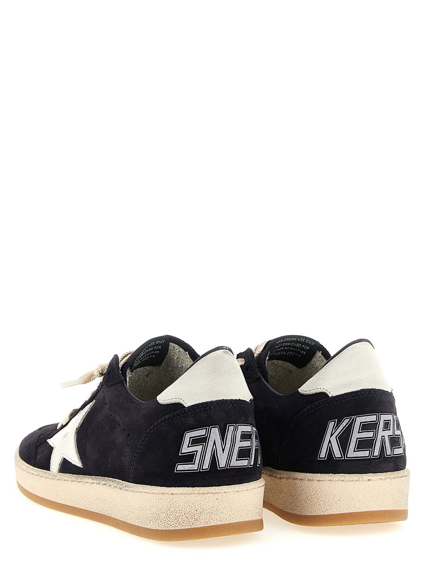Sneakers by Golden Goose for men in bos taurus suede & nappa cowhide leather blue presents a sumptuous silhouette, artfully capturing the essence of the Star Men's Low Top Bos Taurus Suede & Nappa Cowhide Leather Sneakers with its sumptuous low-top style design.