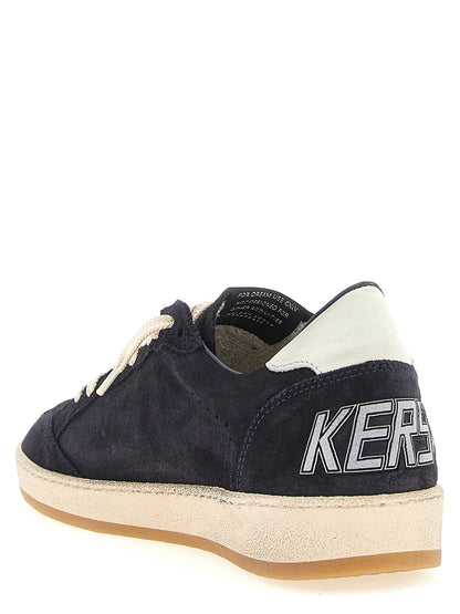 Sneakers by Golden Goose for men in bos taurus suede & nappa cowhide leather blue features an timeless silhouette from the Star Men's Low Top Bos Taurus Suede & Nappa Cowhide Leather Sneakers collection, showcasing a signature low-top style with an timeless finish.