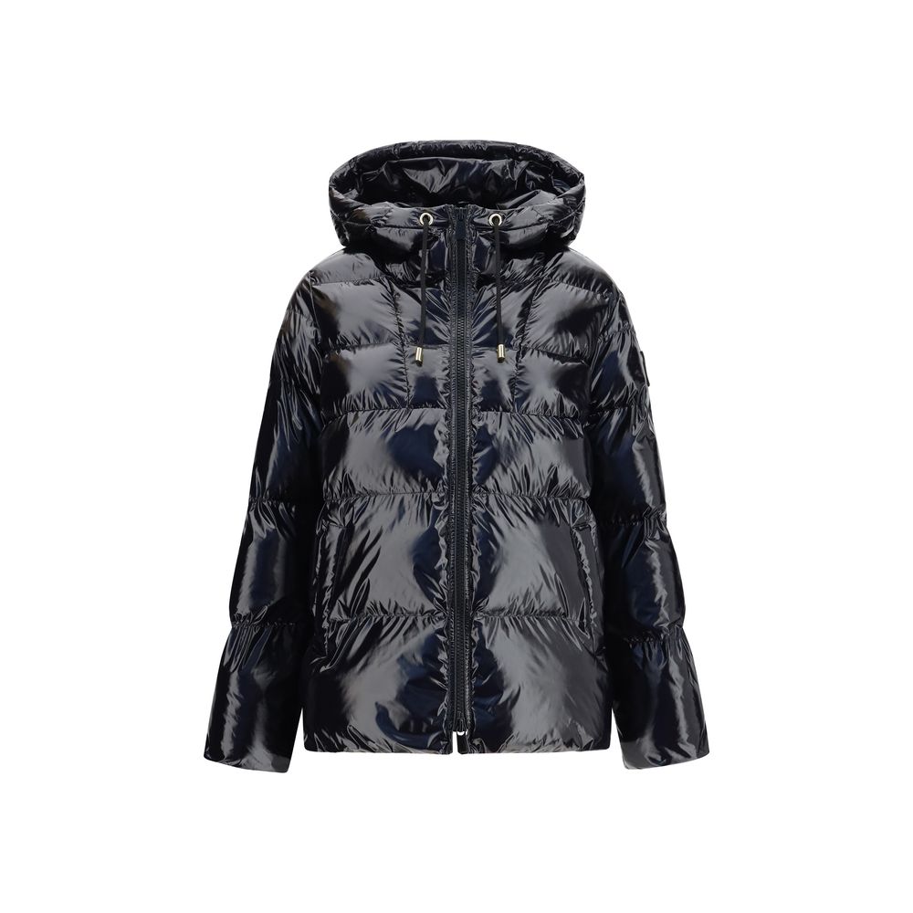Puffer Jacket by PINKO for women in polyamide & polyester black features an on trend silhouette, showcasing refined pockets & insulated and a sophisticated for a truly on trend finish.