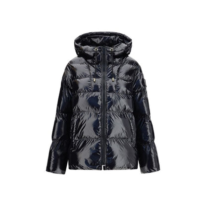 Puffer Jacket by PINKO for women in polyamide & polyester black features an on trend silhouette, showcasing refined pockets & insulated and a sophisticated for a truly on trend finish.