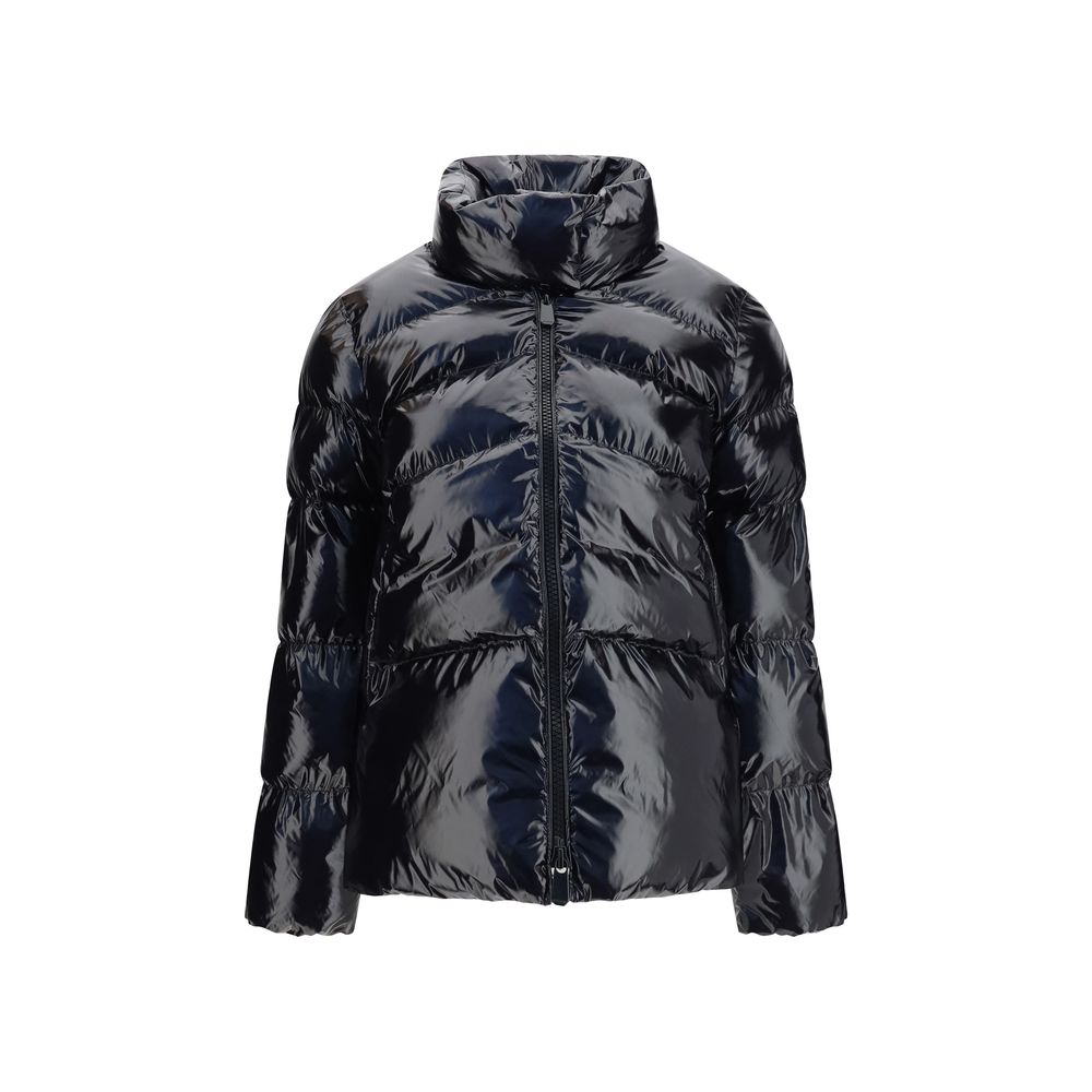 Puffer Jacket by PINKO for women in polyamide & polyester black features a city-ready silhouette, detailed with insulated and a city-ready .