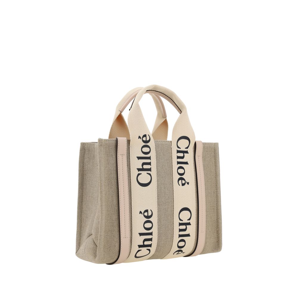 Tote Handbag by Chloé for women in linen & leather brown, monogram & print features a exquisite silhouette, showcasing a secure and exquisite internal-pockets with versatile shoulder-strap, handle & adjustable-strap for a exquisite finish.
