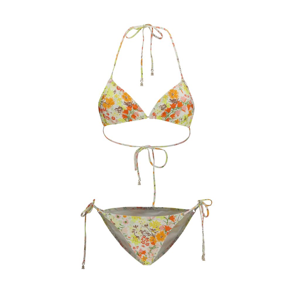 Bikini by Zimmermann for women in stretch polyamide multicolor features a sultry chic silhouette, showcasing the sultry chic design of this Women's Stretch Polyamide Bikini with a sultry chic fit.