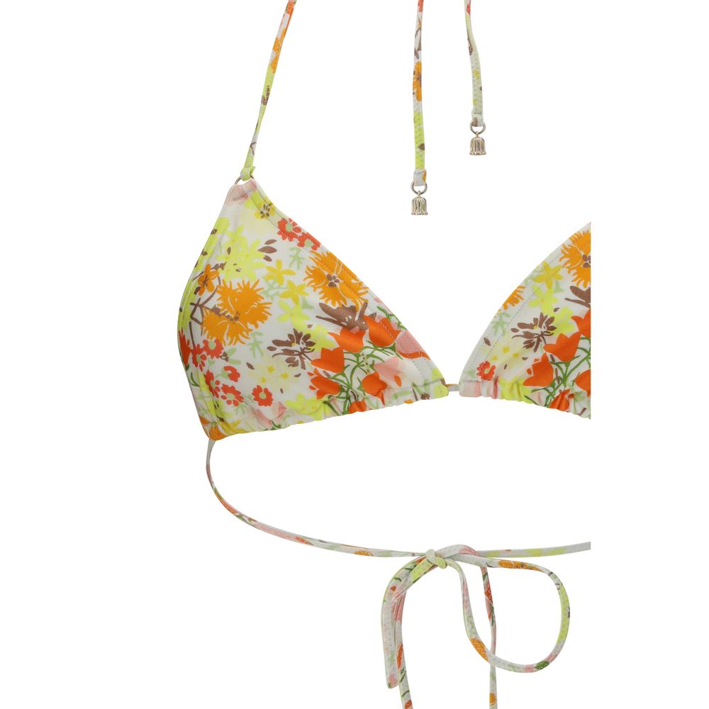 Bikini by Zimmermann for women in stretch polyamide multicolor presents a sun-drenched silhouette, showcasing the sun-drenched Women's Stretch Polyamide Bikini design with a sun-drenched cut for a premium finish.