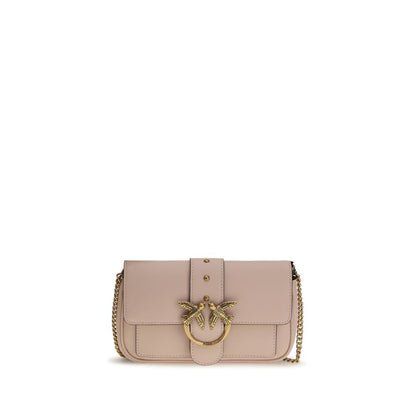 Shoulder Bag by PINKO for women in bos taurus calf leather multicolor, signature & monogram presents a versatile silhouette, showcasing a secure zipper, buckle & clasp and versatile built-in-compartments & cardholder with versatile shoulder-strap & adjustable-strap for a sophisticated look.