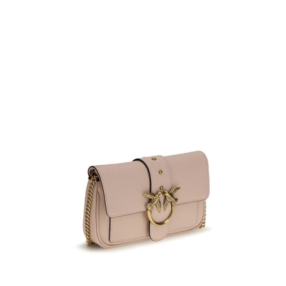 Shoulder Bag by PINKO for women in bos taurus calf leather multicolor, signature & monogram features an effortlessly chic silhouette with a secure zipper, buckle & clasp, ample built-in-compartments & cardholder, and versatile shoulder-strap & adjustable-strap for effortlessly chic everyday luxury.