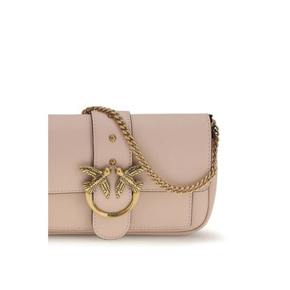 Shoulder Bag by PINKO for women in bos taurus calf leather multicolor, signature & monogram features a effortless chic silhouette with a secure zipper, buckle & clasp, ample built-in-compartments & cardholder, and versatile shoulder-strap & adjustable-strap for a effortless chic finish.