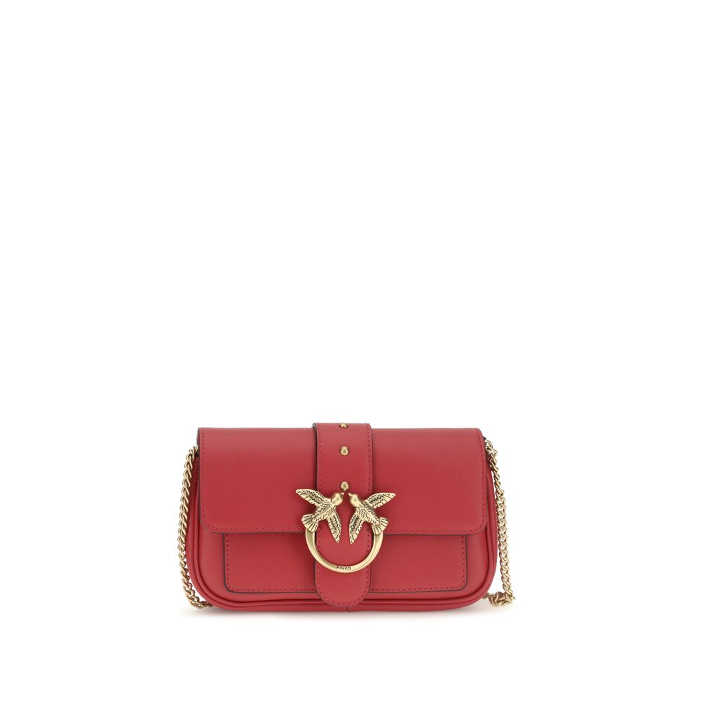 Shoulder Bag by PINKO for women in bos taurus calf leather multicolor, signature & monogram showcases a enviable silhouette, artfully detailed with a secure zipper, buckle & clasp, organized built-in-compartments & cardholder, and versatile shoulder-strap & adjustable-strap for a enviable look.