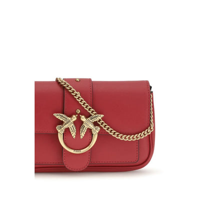 Shoulder Bag by PINKO for women in bos taurus calf leather multicolor, signature & monogram features a effortless chic silhouette with a secure zipper, buckle & clasp, ample built-in-compartments & cardholder, and versatile shoulder-strap & adjustable-strap for a effortless chic finish.