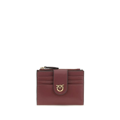 Wallet by PINKO for women in bos taurus calf leather multicolor showcases a distinguished silhouette, artfully capturing the essence of the distinguished Love Birds Bos Taurus Calf Leather Wallet design with functional coin-purse.