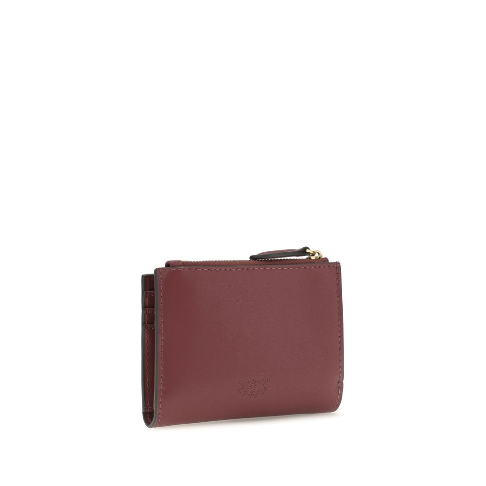 Wallet by PINKO for women in bos taurus calf leather multicolor features a sleek silhouette, showcasing the sleek Love Birds Bos Taurus Calf Leather Wallet design with sophisticated coin-purse for a premium look.