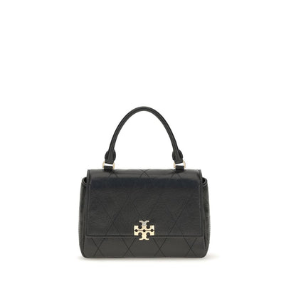 Cardholder Wallet by Tory Burch for women in bos taurus calf grained leather black presents a architectural silhouette from the Charlie Bos Taurus Calf Grained Leather Cardholder Wallet collection, showcasing architectural card-organization compact-design for a architectural finish.