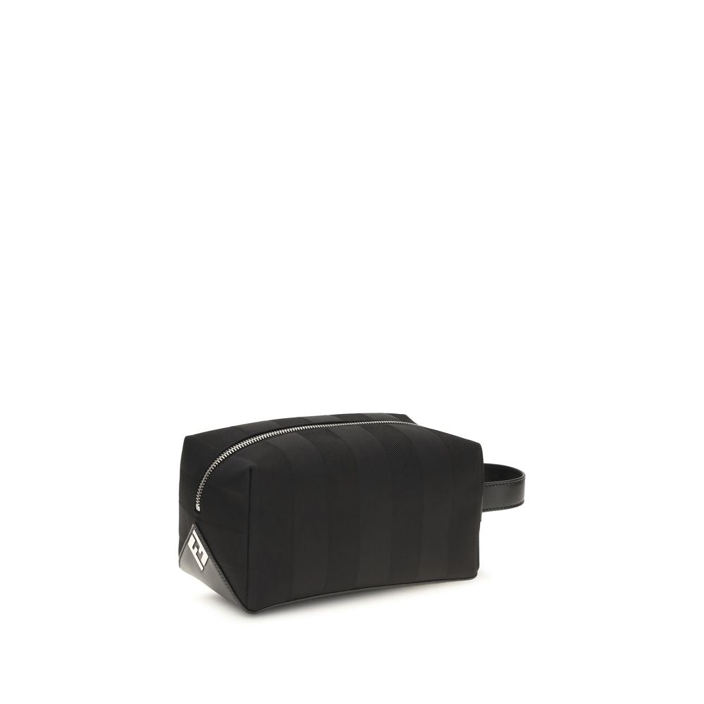 Wallet by Fendi for men in polyamide & polyester beige, silver & striped showcases a enchanting silhouette, artfully detailed with the signature style of the Polyamide & Polyester Wallet and functional .