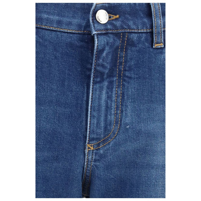 Jeans by Dolce & Gabbana for men in stretch denim cotton black & blue features a refined silhouette with a refined regular-fit & slim, defined by a and a refined long for a refined finish.