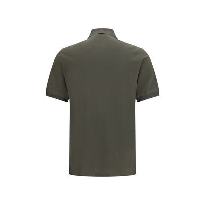 Polo Shirt by Brunello Cucinelli for men in cotton bicolour & signature showcases a sharp silhouette, detailed with a refined and sharp for a sophisticated finish.