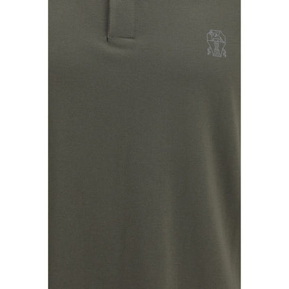 This Polo Shirt by Brunello Cucinelli for men in cotton bicolour & signature presents a flawless silhouette, showcasing flawless detailing and a refined for a truly flawless aesthetic.