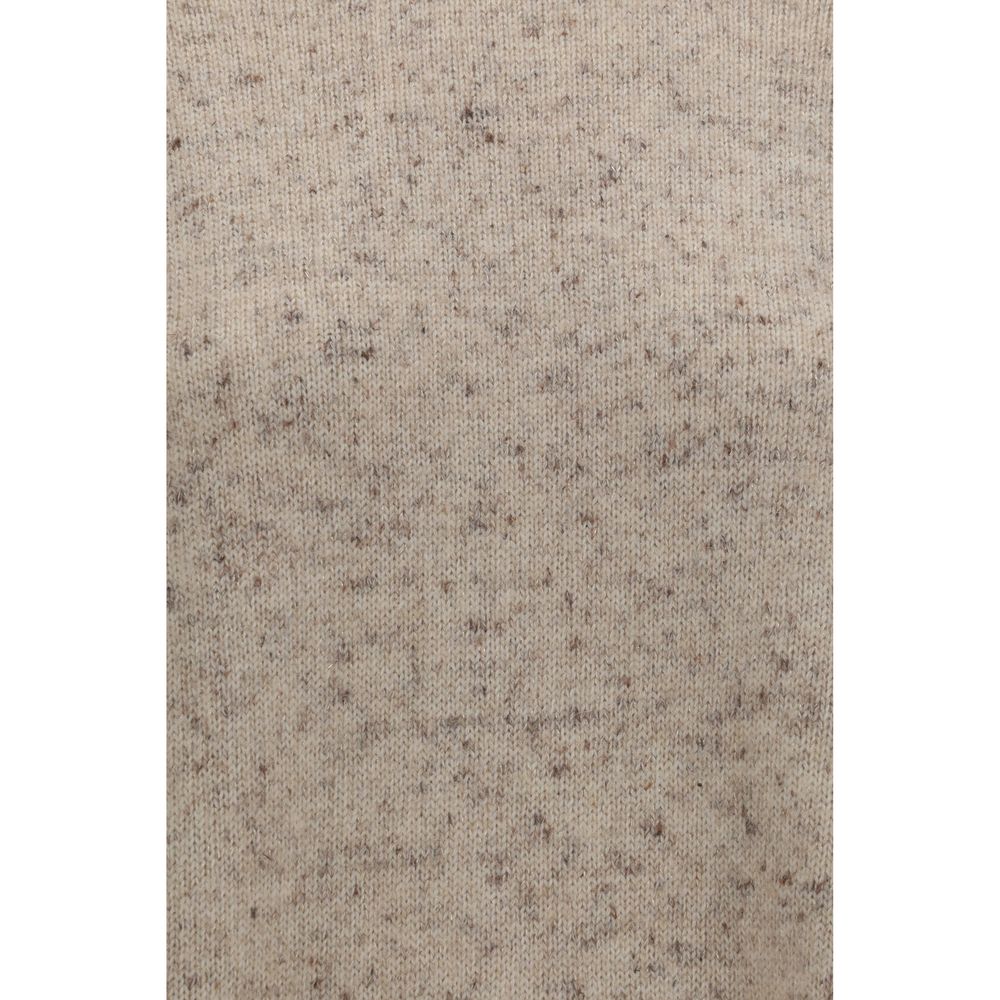 Sweatshirt by Fabiana Filippi for women in polyamide mohair merino & alpaca wool beige features an exquisite silhouette, showcasing and details for a exquisite look.