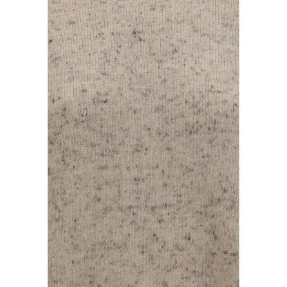 Sweatshirt by Fabiana Filippi for women in polyamide mohair merino & alpaca wool beige features an exquisite silhouette, showcasing and details for a exquisite look.
