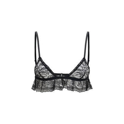 Dolce & Gabbana Black Cotton Bra