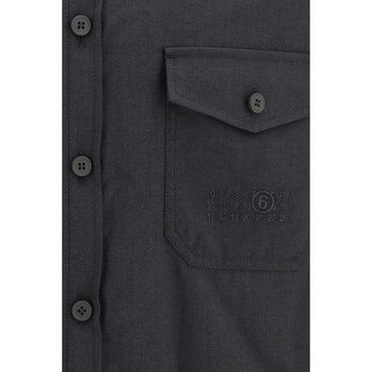 MM6 Gray Wool Oves Aries Shirt