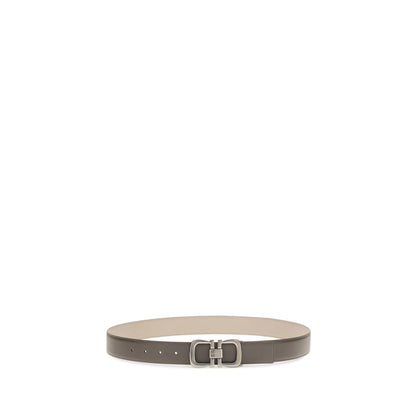 Belt by Ferragamo for men in bos taurus calf leather brown features a versatile silhouette, artfully showcasing the versatile design of the Bos Taurus Calf Leather Belt for a sophisticated, premium finish.