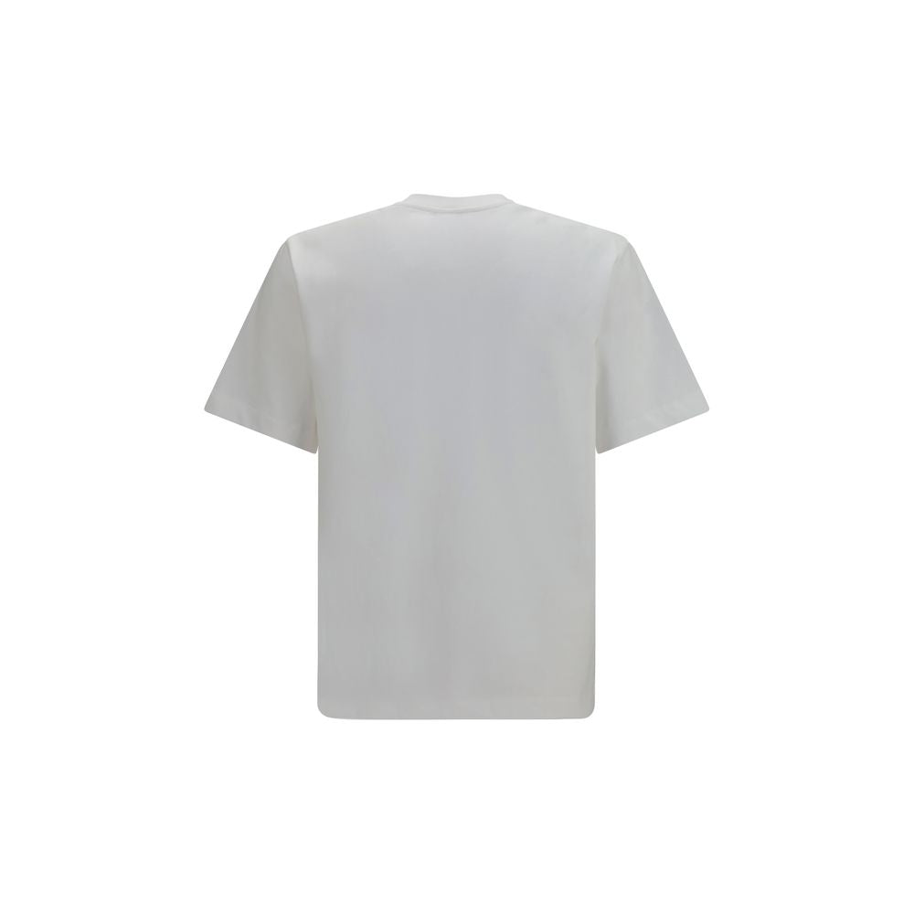 T-Shirt by Ferragamo for men in cotton white & signature features an on trend silhouette, perfectly showcasing a on trend and crew neckline for an elevated aesthetic.