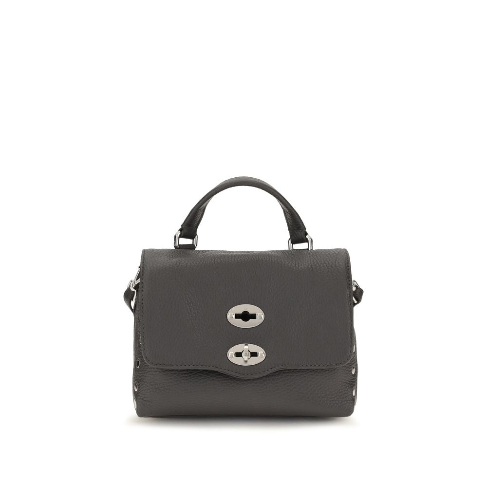 Handbag by Zanellato for women in bos taurus calf leather gray, multicolor & signature features a signature silhouette, showcasing a secure zipper and signature with versatile handle & adjustable-strap for a sophisticated look.