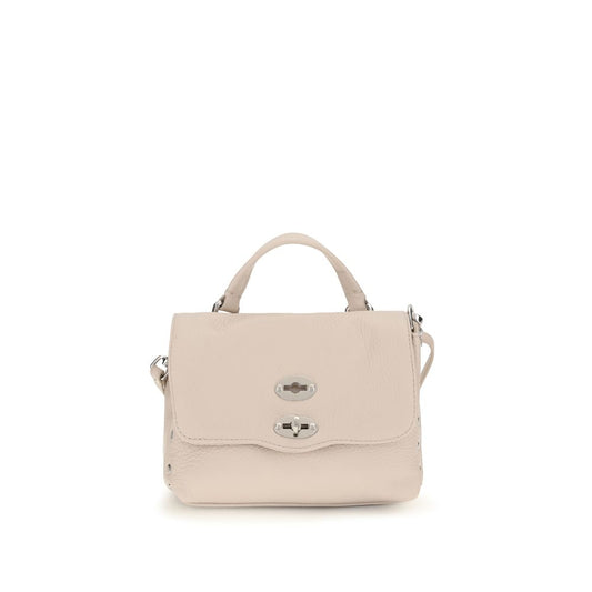 Handbag by Zanellato for women in bos taurus calf leather multicolor & white features an refined silhouette, showcasing a secure zipper, ample , and versatile handle & adjustable-strap for a sophisticated refined aesthetic.