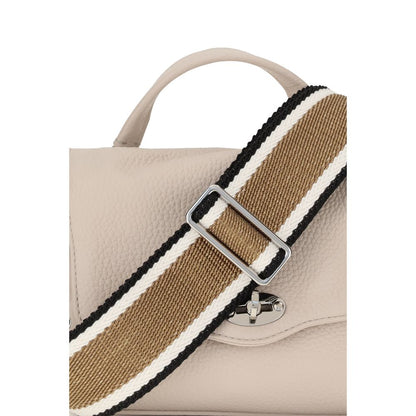 This Handbag by Zanellato for women in bos taurus calf leather and multicolor & white presents a sculptural silhouette featuring a secure zipper, ample , and versatile handle & adjustable-strap for a sculptural finish.