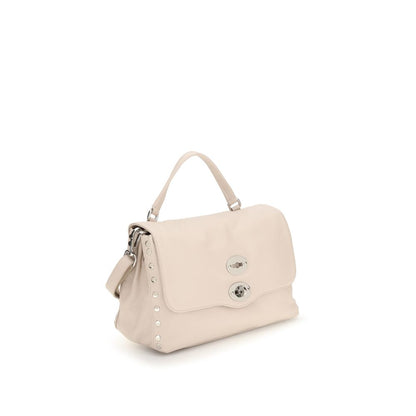 Handbag by Zanellato for women in bos taurus calf leather beige & multicolor features a refined silhouette, showcasing a secure zipper, organized , and versatile handle & adjustable-strap for a refined finish.