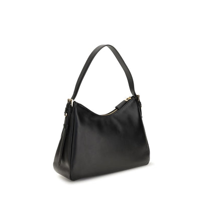 Shoulder Bag by Prada for women in bos taurus calf leather black showcases a enviable silhouette, artfully detailed with a secure zipper, organized , and versatile shoulder-strap & adjustable-strap for a enviable look.