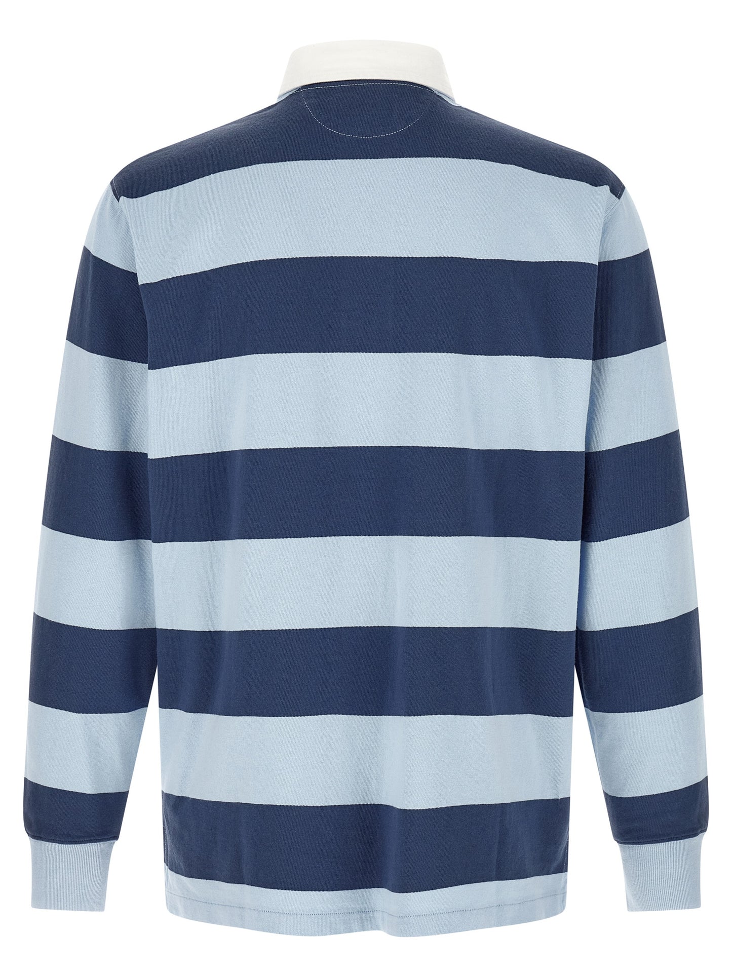 This Polo Shirt by Polo Ralph Lauren for men in cotton twill blue, signature & striped presents a flawless silhouette, showcasing flawless detailing and a refined for a truly flawless aesthetic.