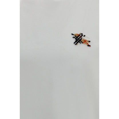 Burberry Men's Regular Fit Slim Cotton T-Shirt - White