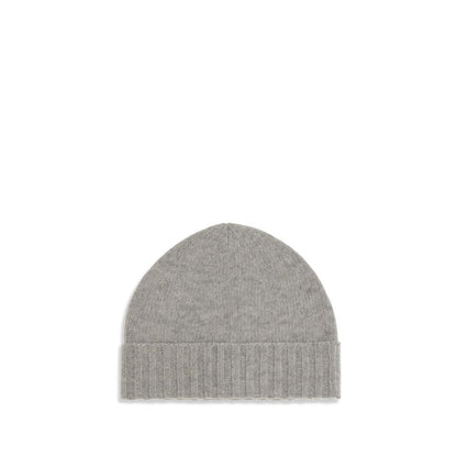 Beanie Hat by MM6 for women in wool gray & signature features a athleisure-luxe silhouette, artfully capturing the essence of the athleisure-luxe Wool Beanie Hat design for a sophisticated look.