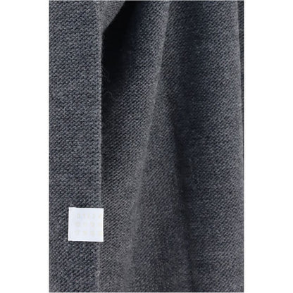 Sweatshirt by MM6 for women in marabou alpaca merino wool gray showcases a slouchy chic silhouette, artfully detailed with a slouchy chic and for a slouchy chic finish.