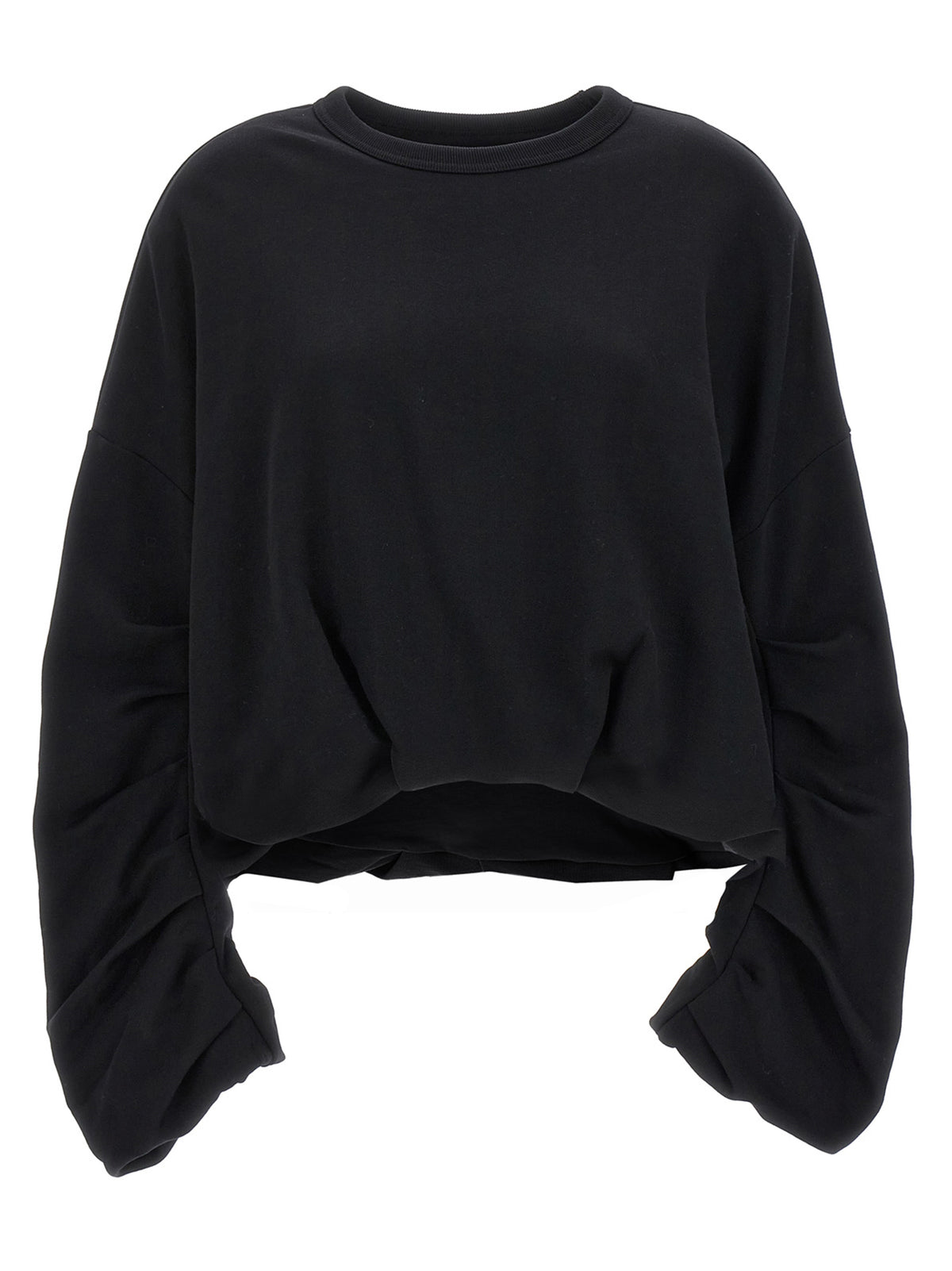 Dries Van Noten Women's Cotton Activewear Sweatshirt - Black