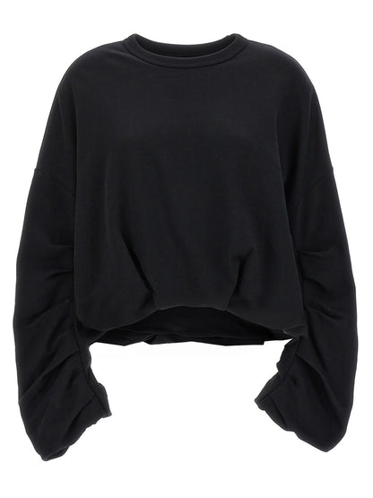 Dries Van Noten Women's Cotton Activewear Sweatshirt - Black