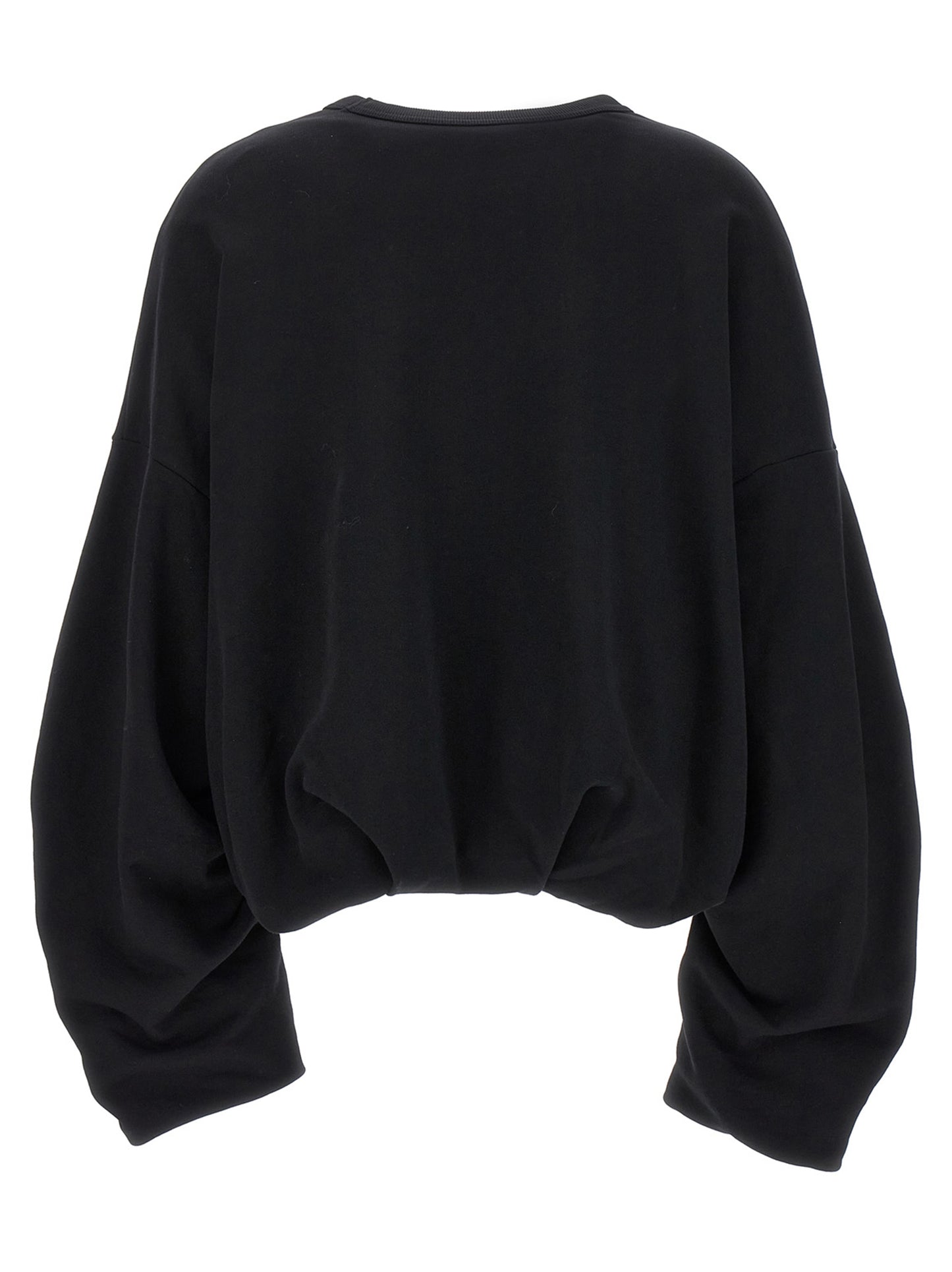 Dries Van Noten Women's Cotton Activewear Sweatshirt - Black