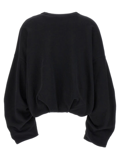 Dries Van Noten Women's Cotton Activewear Sweatshirt - Black
