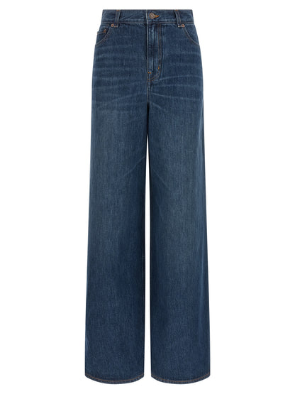 Chloé Women's Cotton Denim Jeans - Blue