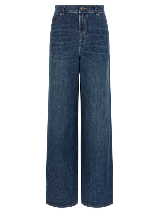 Chloé Women's Cotton Denim Jeans - Blue