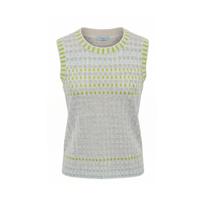 Malo Grey Silk Women Sweater