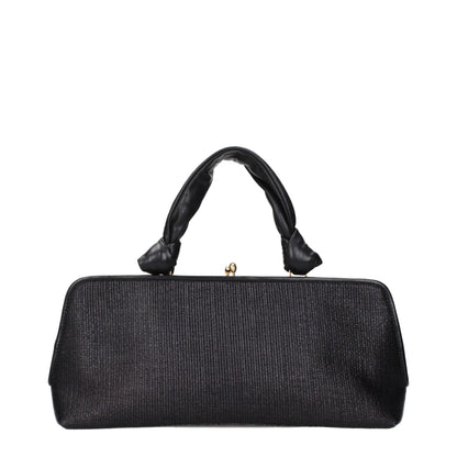 Handbag by Jil Sander for women in polyester polyurethane python leather black features a exquisite silhouette, showcasing a secure and exquisite with versatile for a exquisite finish.