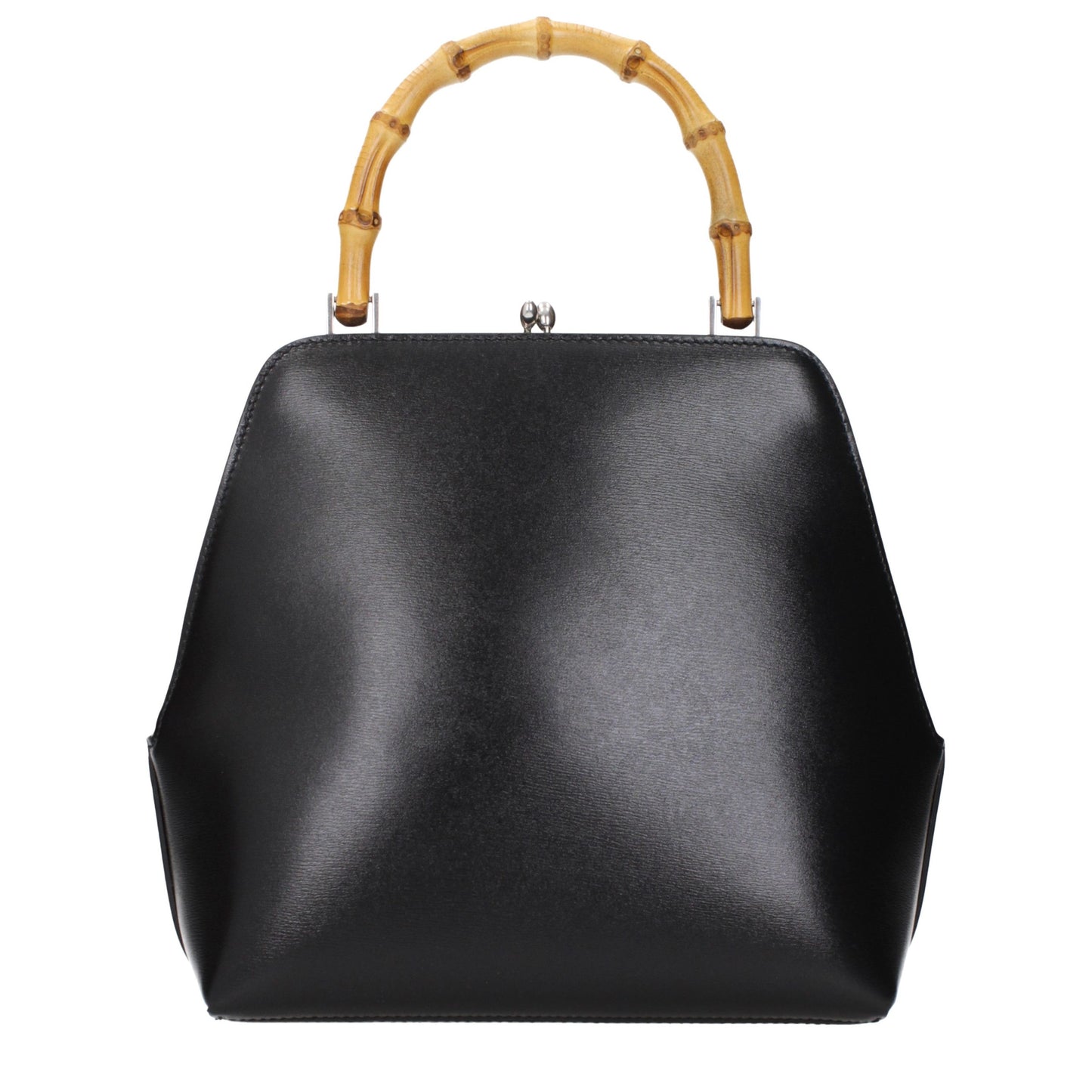 Handbag by Jil Sander for women in leather black features a ornamental silhouette, showcasing a secure , ample , and ornamental for a sophisticated look.