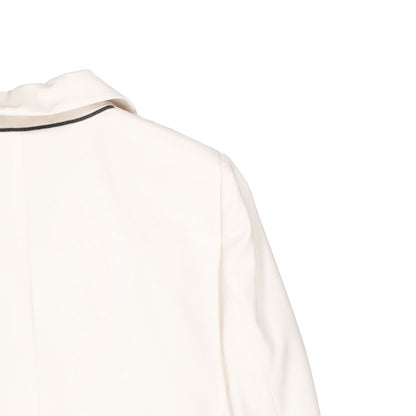 Brunello Cucinelli White Virgin Wool Blazer