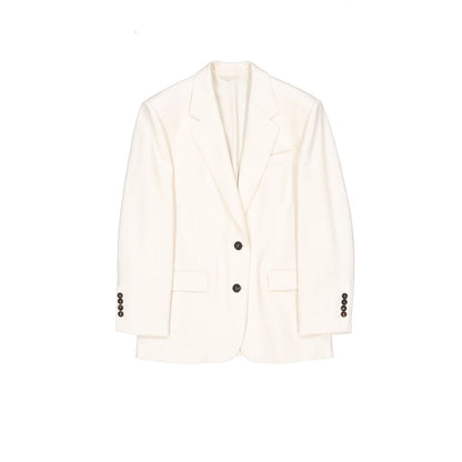 Brunello Cucinelli White Viscose Blazer