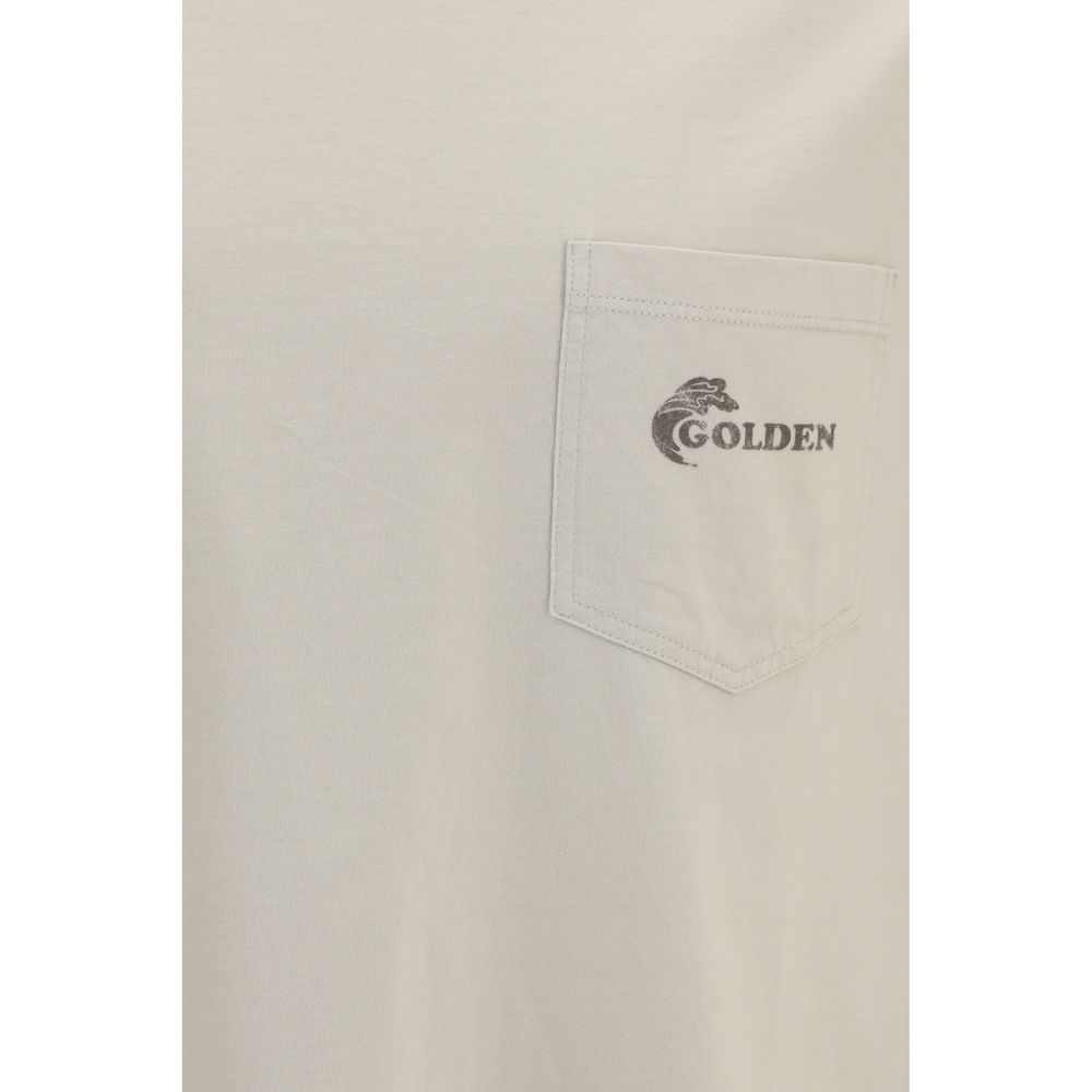 Sweatshirt by Golden Goose for men in cotton beige & print features a unrivaled silhouette with a refined and unrivaled detailing for a sophisticated look.