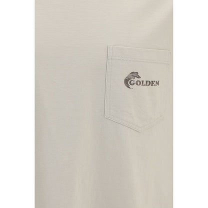 Sweatshirt by Golden Goose for men in cotton beige & print features a unrivaled silhouette with a refined and unrivaled detailing for a sophisticated look.