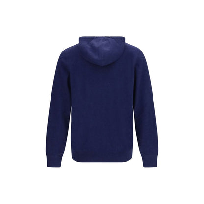 Brunello Cucinelli Blue Cashmere Sweatshirt