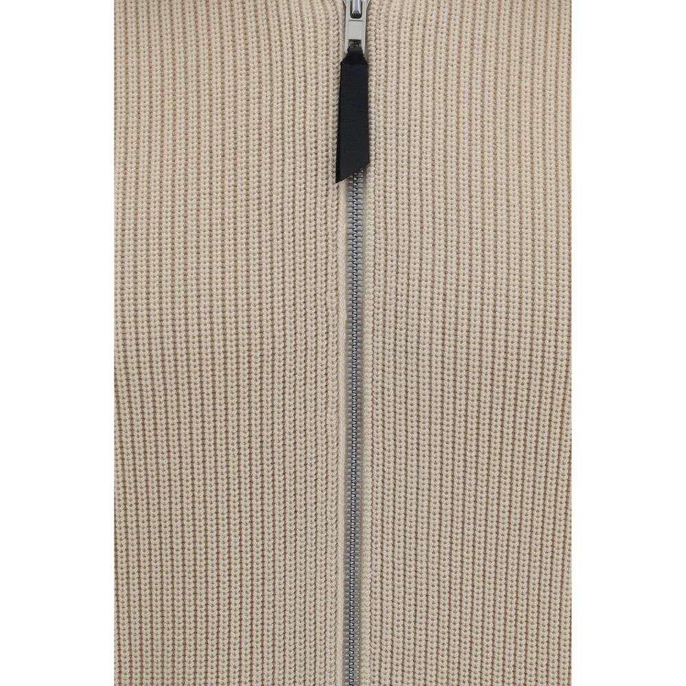 Sweatshirt by Maison Margiela for men in wool cotton beige features an provocated silhouette, detailed with a provocated and a refined for a sophisticated aesthetic.